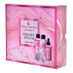 VELVET TOUCH ΛΟΣΙΟΝ ΣΩΜΑΤΟΣ 140ML, ΑΦΡΟΛΟΥΤΡΟ 140 ML, BODY MIST 140 ML & ΣΦΟΥΓΓΑΡΙ 10 GR