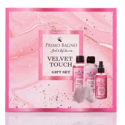 VELVET TOUCH ΛΟΣΙΟΝ ΣΩΜΑΤΟΣ 140ML, ΑΦΡΟΛΟΥΤΡΟ 140 ML, BODY MIST 140 ML & ΣΦΟΥΓΓΑΡΙ 10 GR