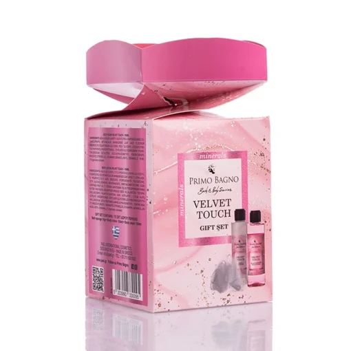 VELVET TOUCH ΛΟΣΙΟΝ ΣΩΜΑΤΟΣ 150 ML, ΑΦΡΟΛΟΥΤΡΟ 150 ML & ΣΦΟΥΓΓΑΡΙ 10 GR