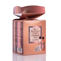 CARAMEL ENERGY SPA ΛΟΣΙΟΝ ΣΩΜΑΤΟΣ 150 ML, ΑΦΡΟΛΟΥΤΡΟ 150 ML & ΣΦΟΥΓΓΑΡΙ