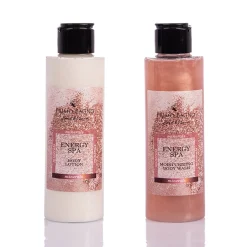 CARAMEL ENERGY SPA ΛΟΣΙΟΝ ΣΩΜΑΤΟΣ 150 ML, ΑΦΡΟΛΟΥΤΡΟ 150 ML & ΣΦΟΥΓΓΑΡΙ