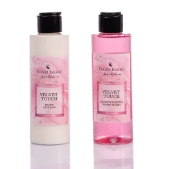 VELVET TOUCH ΛΟΣΙΟΝ ΣΩΜΑΤΟΣ 150 ML, ΑΦΡΟΛΟΥΤΡΟ 150 ML & ΣΦΟΥΓΓΑΡΙ 10 GR