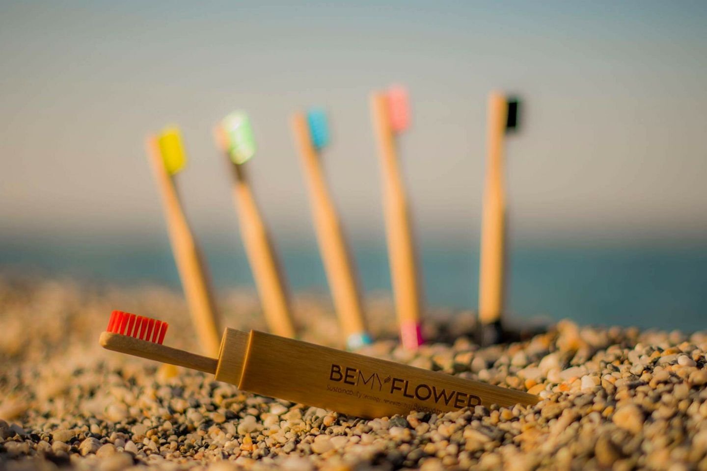 BeMyFlower Οδοντόβουρτσα από Βιοδιασπώμενο Mπαμπού, Ενηλίκων Medium - Image 3