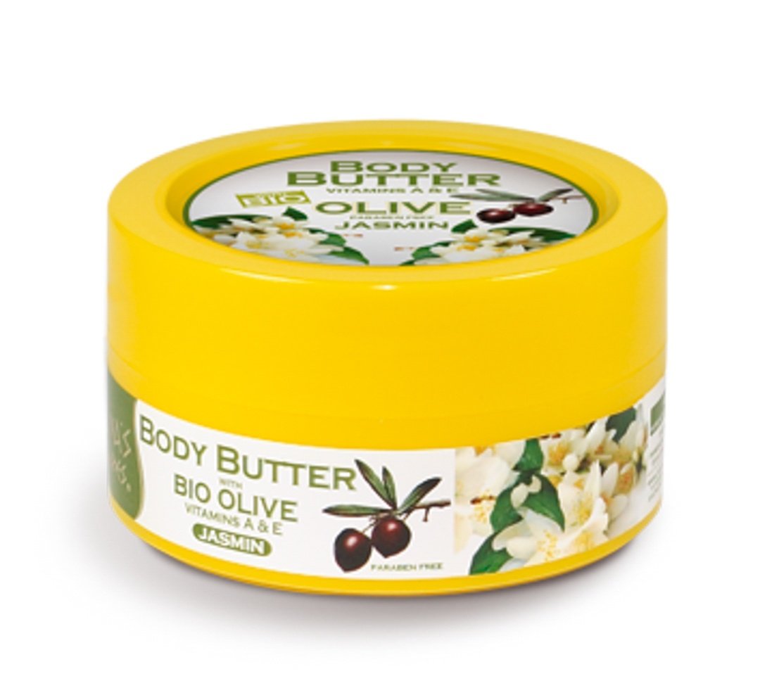 Παχύρευστη Κρέμα σώματος με βιολογικό λάδι, εκχύλισμα φύλλων ελιάς και γιασεμιού 200ml