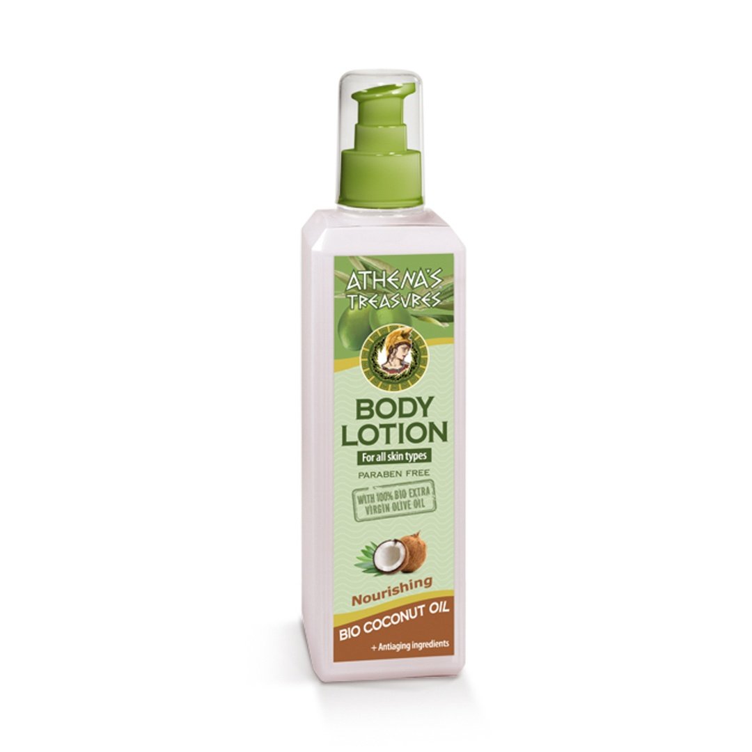 Γαλάκτωμα σώματος με βιολογικό λάδι, εκχύλισμα ελιάς και καρύδας 250ml