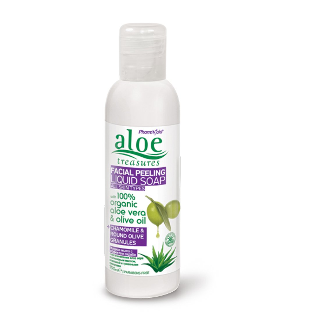 Gel απολέπισης προσώπου με aloe vera 150ml