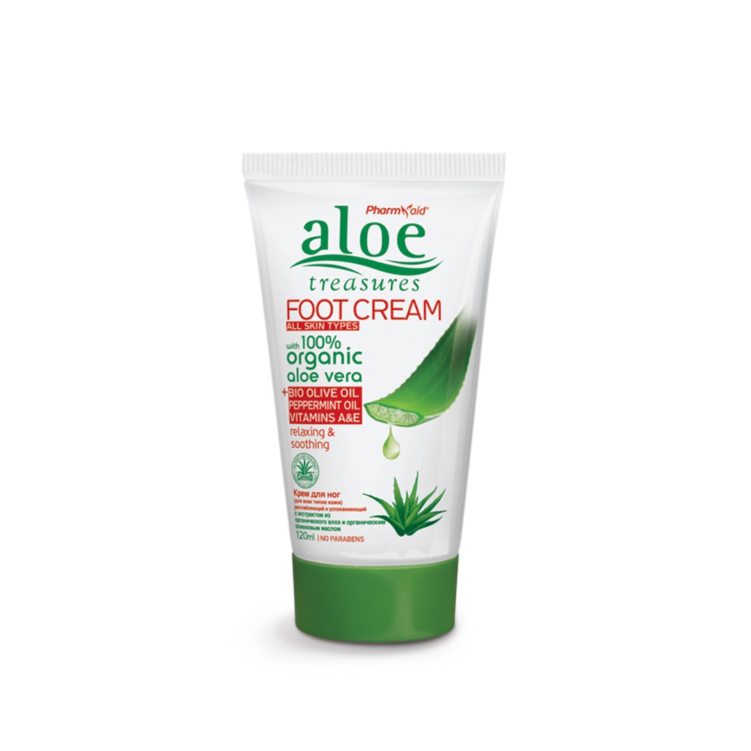 Ενυδατική κρέμα ποδιών με aloe vera 120ml