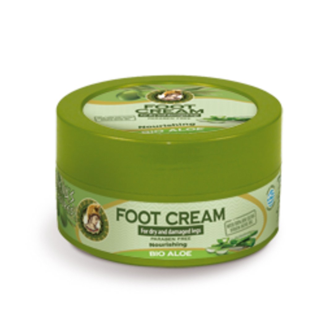 Κρέμα ποδιών με αλόη και βιολογικό λάδι ελιάς 75ml