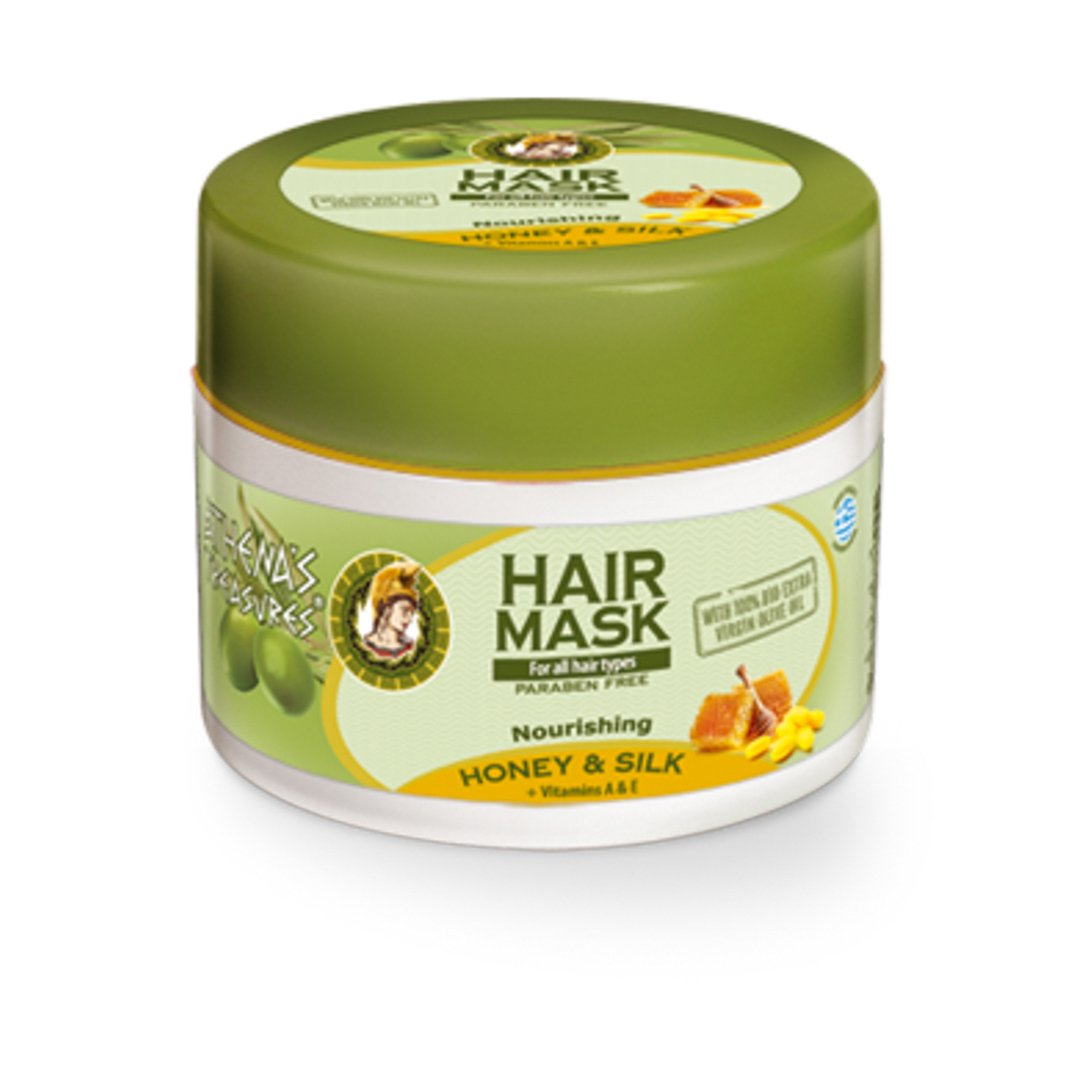 Μάσκα για όλους τους τύπους μαλλιών με μέλι και βιολογικό λάδι ελιάς 200ml