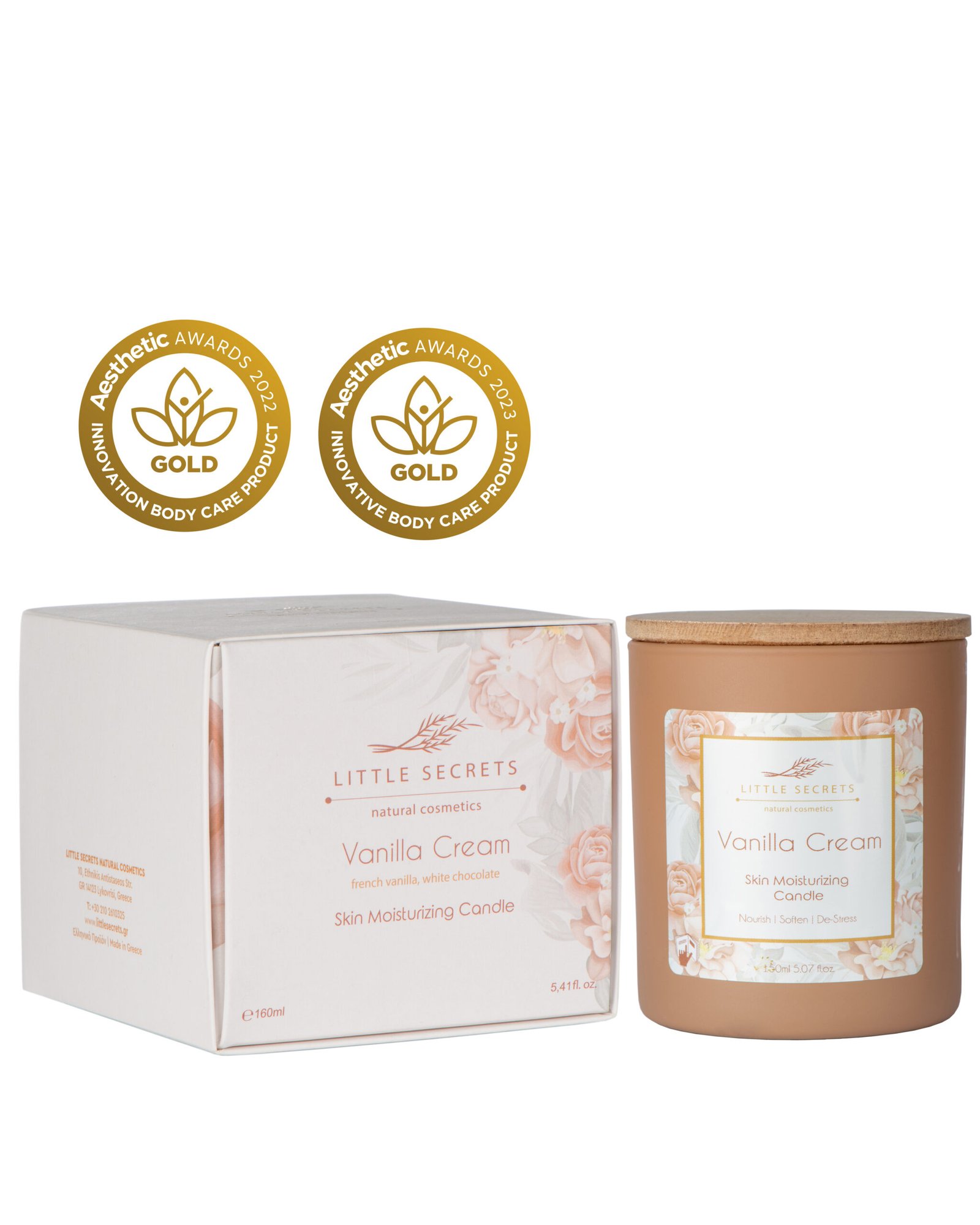Aurora Skin Moisturizing Candle – Ιδανικό για μασάζ σώματος - Image 5