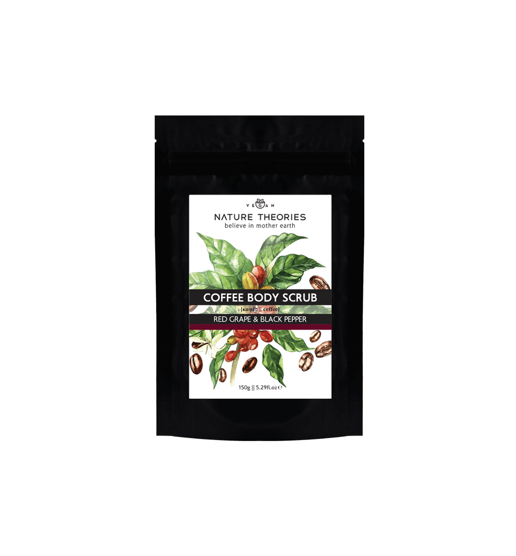Nature Theories - Απολεπιστικό Σώματος Με Άρωμα Κόκκινο Σταφύλι & Μαύρο Πιπέρι 150gr